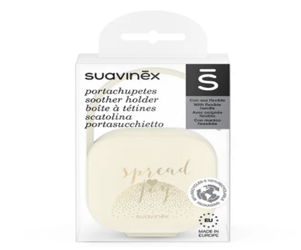 قاب پستانک طرح دار سواوینکس Suavinex کرم